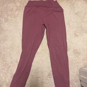 Women's Mauve High-Waisted Leggings